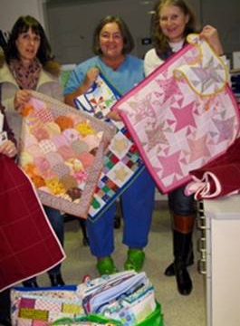 Juni 2016 – Quilt-Spenden von der Samuel-Heinicke-Realschule